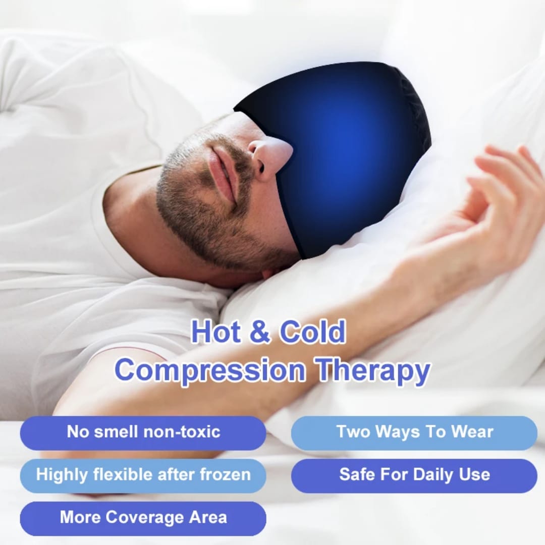 Thérapie par compression chaud et froid AYAORA — homme endormi
